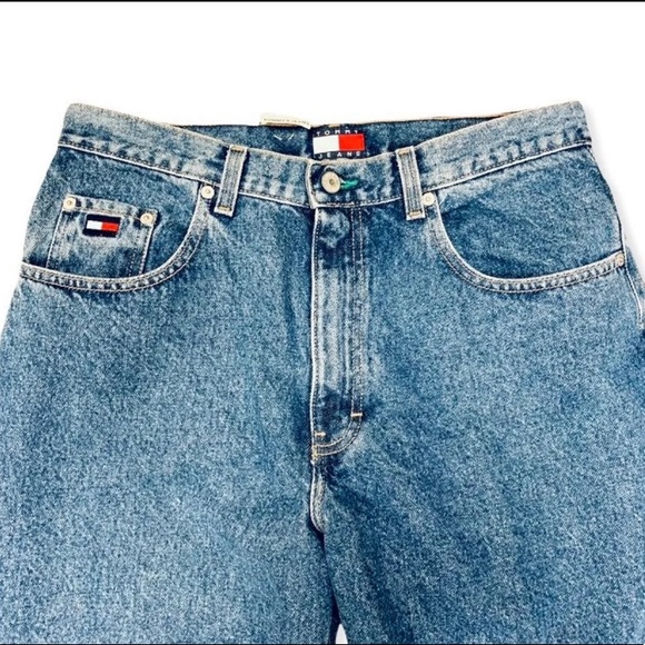 Vtg TOMMY HILFIGER Flag High Rise Jeans - Picture 4 of 7